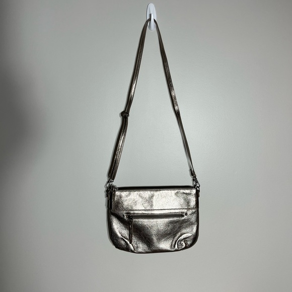 The Sak Bags The Sak Pewter Metallic Crossbody Bag Poshmark